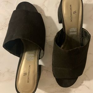 Worthington Heeled Mules